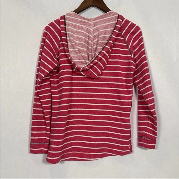 2 for$15 Columbia Red White Striped Hoodie - Picture 10 of 11